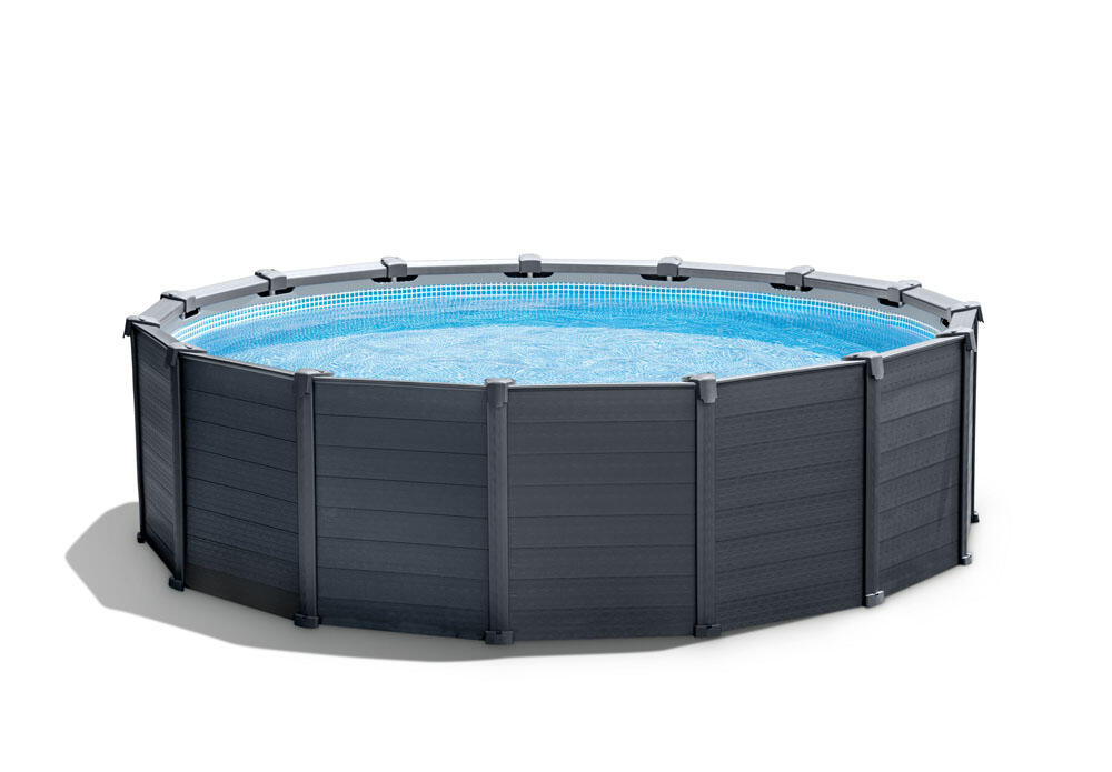 Swimmingpool Super Deal - Intex Graphite Grey 478x124 cm 2/5