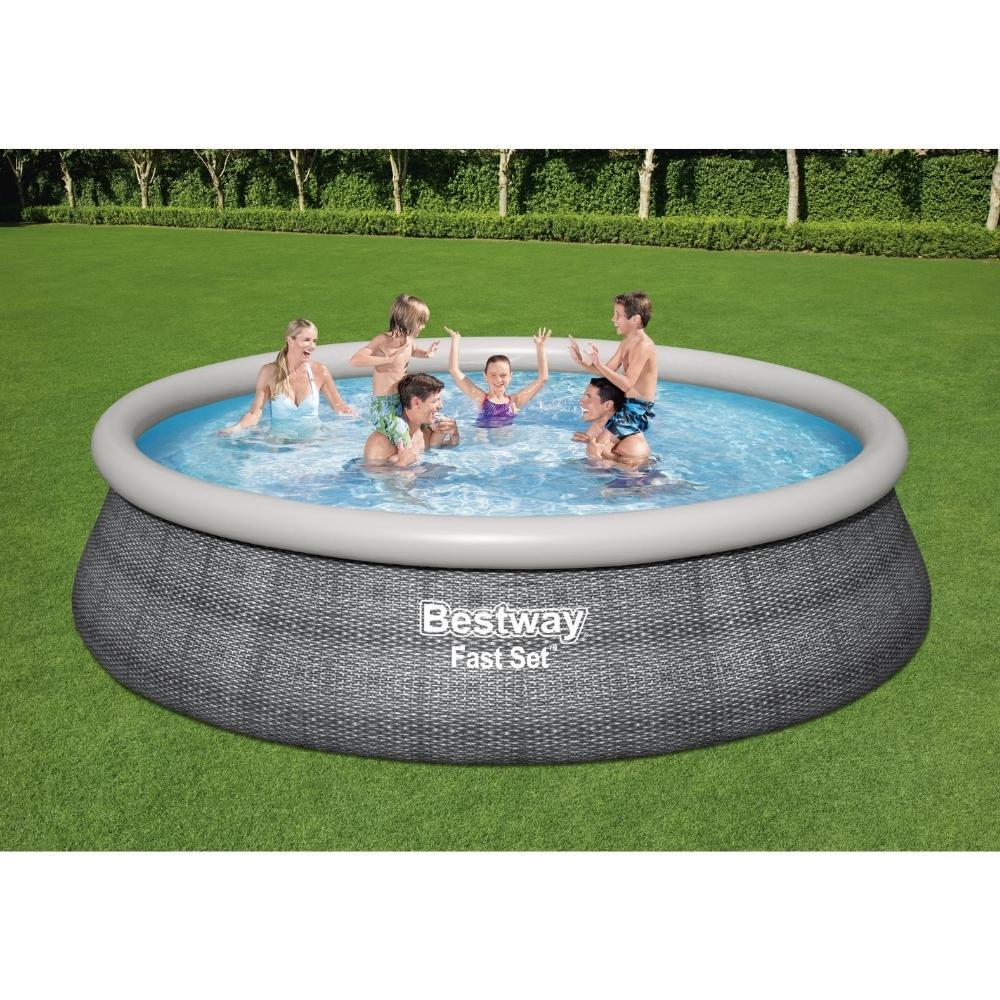 Zwembad - Bestway - Fast Set - Zwembad inclusief filterpomp - 457x107 cm 2/7