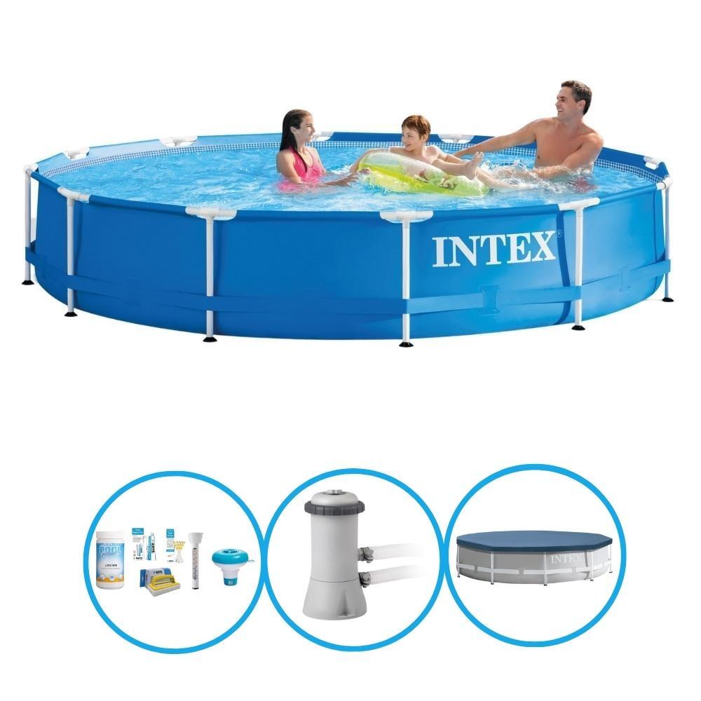 Piscine Tubulaire Ronde - 366x76 cm - 4-pièces  S22466 1/7