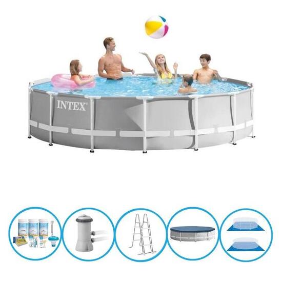 Intex Pool Prism Frame - Schwimmbad-Paket - 427x107 cm