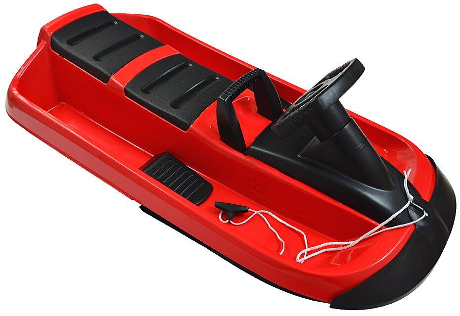 Slitta Hamax a 2 posti con volante e freni "Sno Fire 2/5