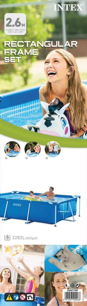 Piscine Tubulaire Rectangulaire - 260x160x65 cm - 5-pièces  S22345 4/7