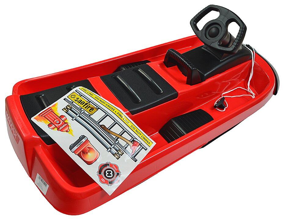 Slitta Hamax a 2 posti con volante e freni "Sno Fire 3/5
