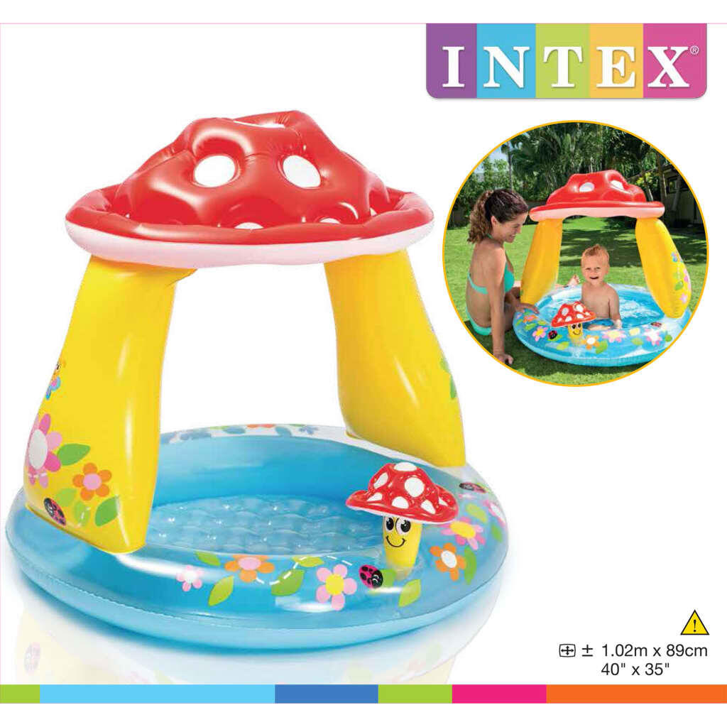 INTEX Babyzwembad paddenstoel 57114NP 3/3
