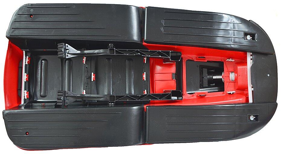 Slitta Hamax a 2 posti con volante e freni "Sno Fire 4/5