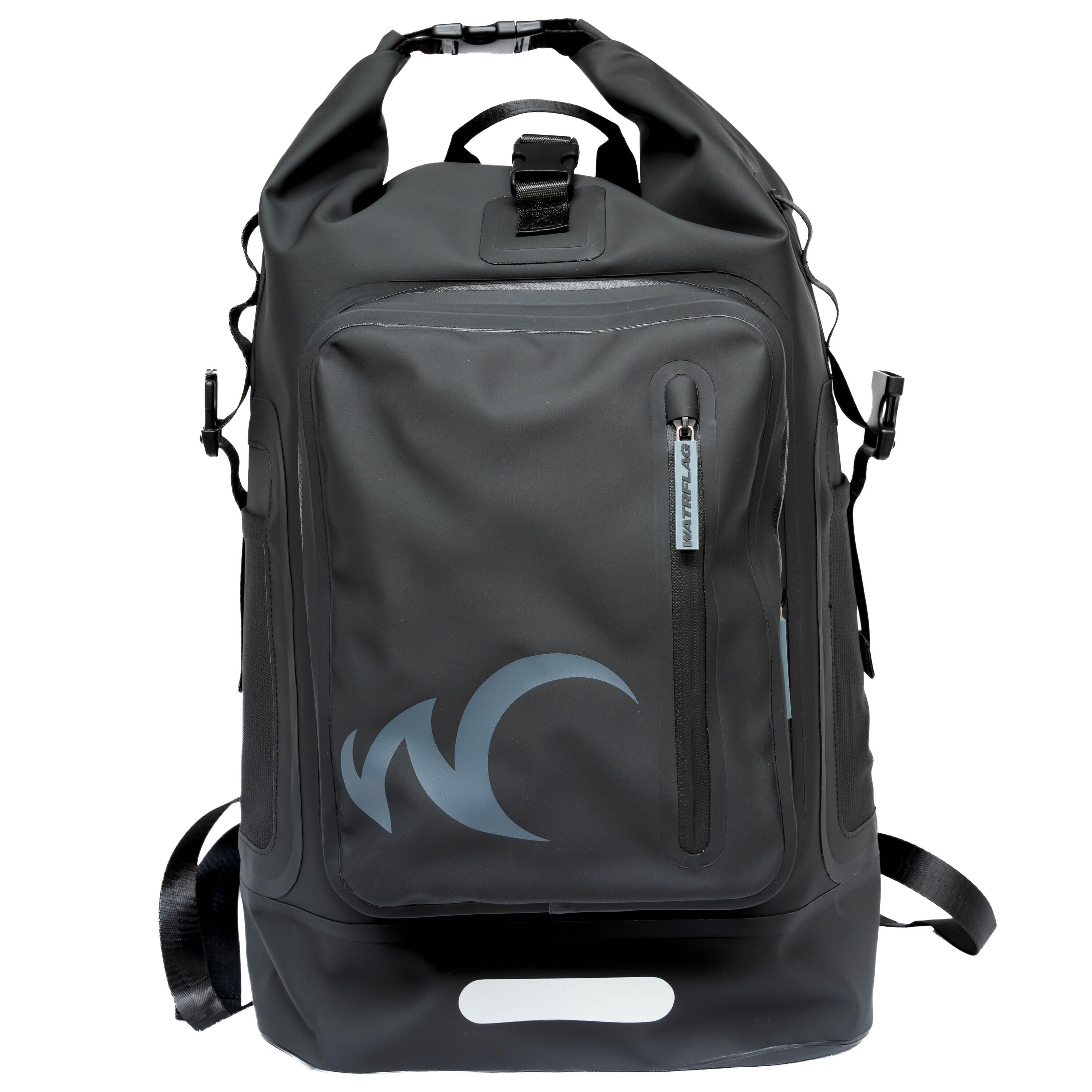 Mochila impermeable de 30 L en TPU negro 7/7
