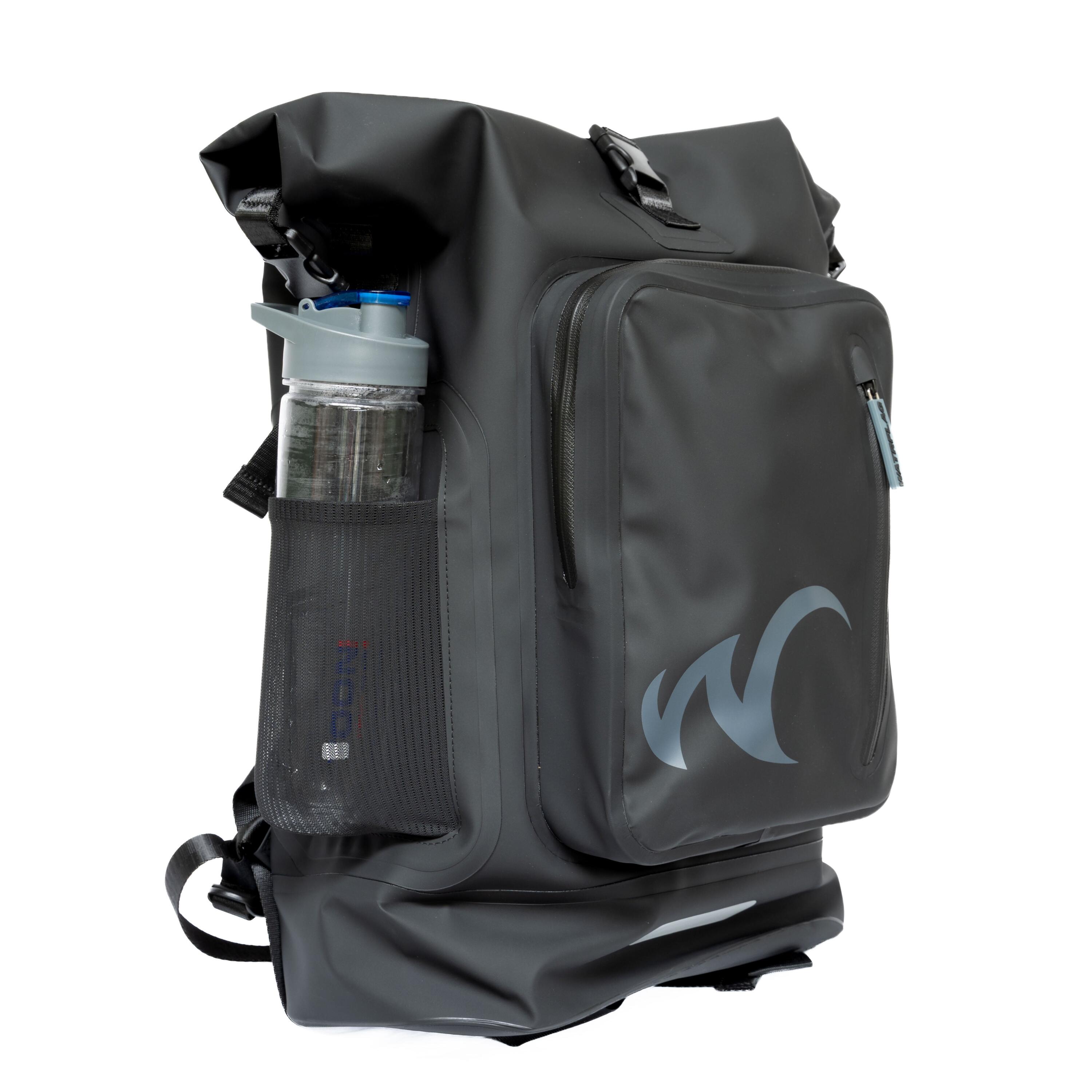 Mochila impermeable de 30 L en TPU negro 3/7