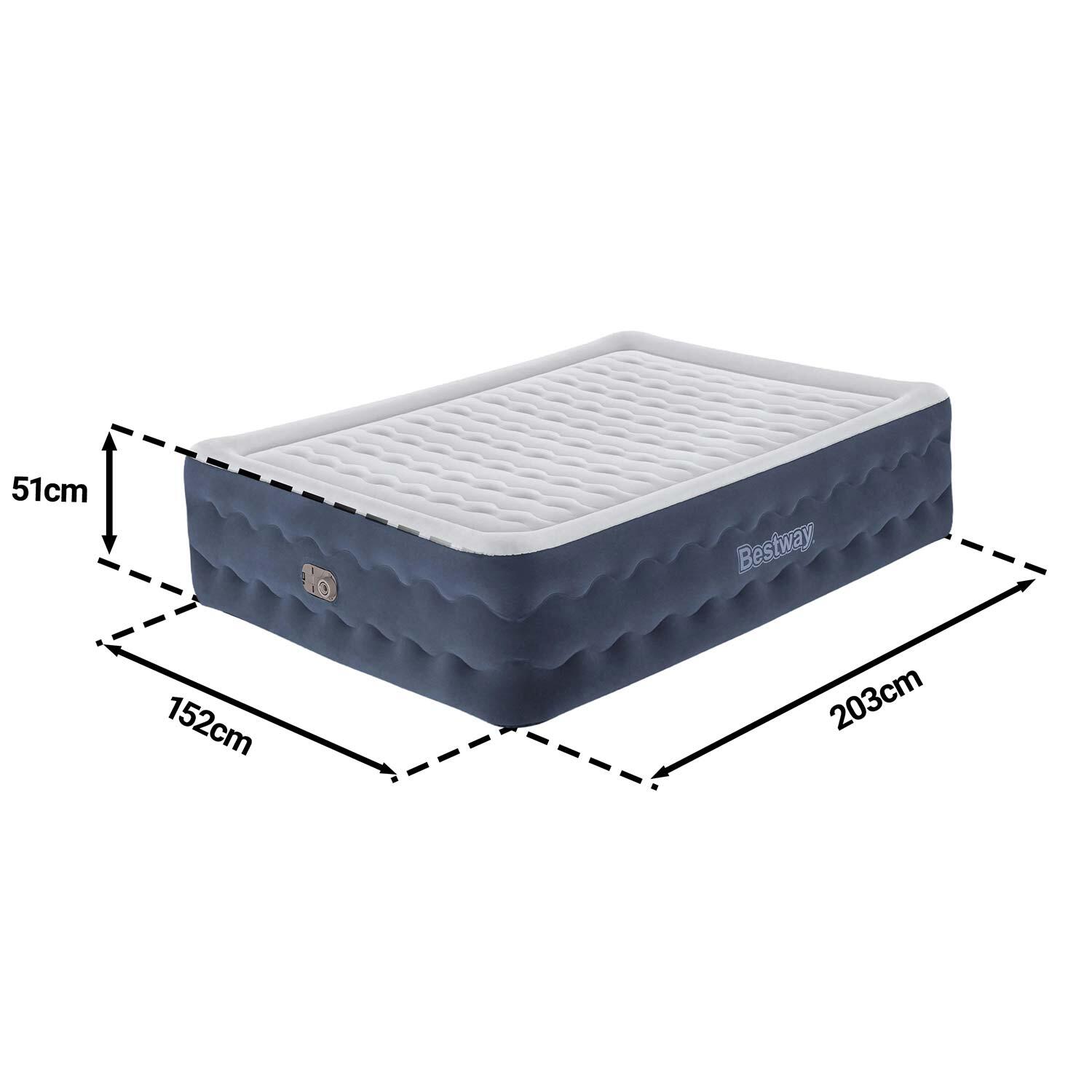 Materasso matrimoniale Bestway Tritech T ruLeisure, pompa incorporata 203x152x51 7/7