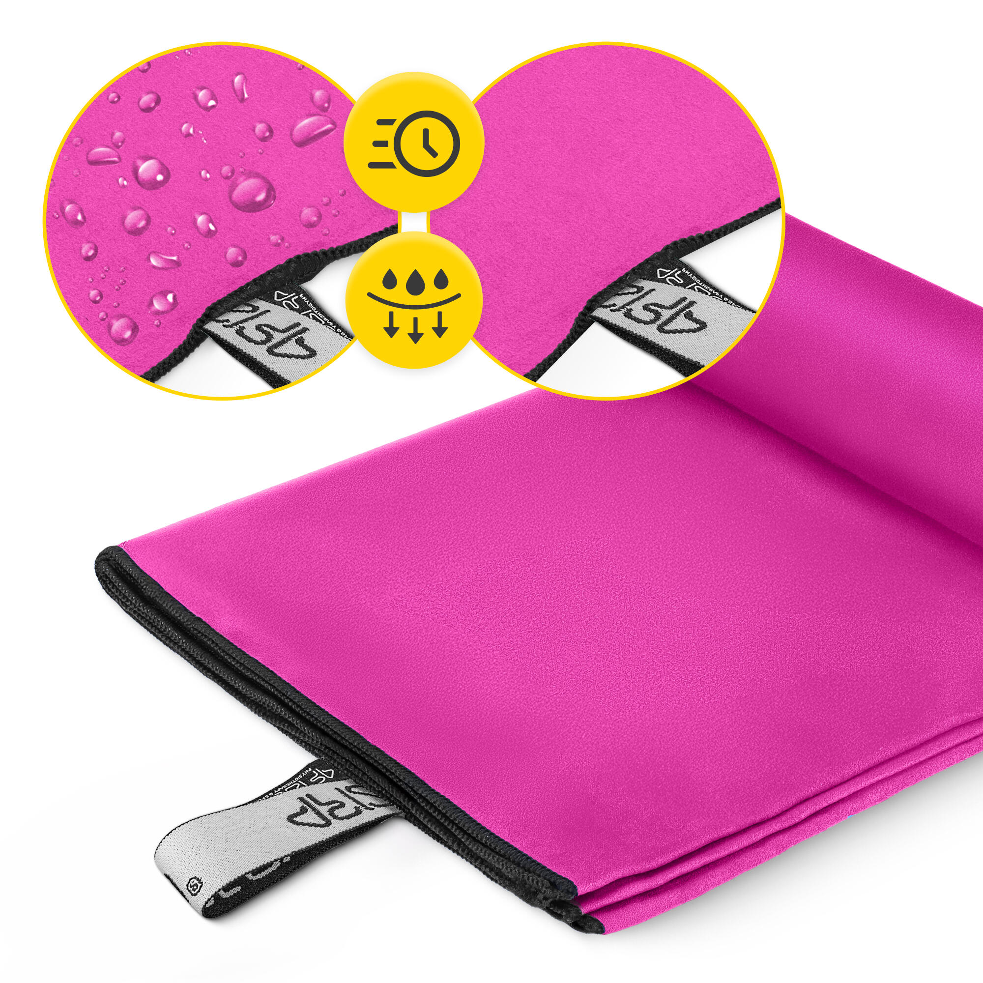 Ręcznik szybkoschnący z mikrofibry 4FIZJO 180 × 100 cm 6/10