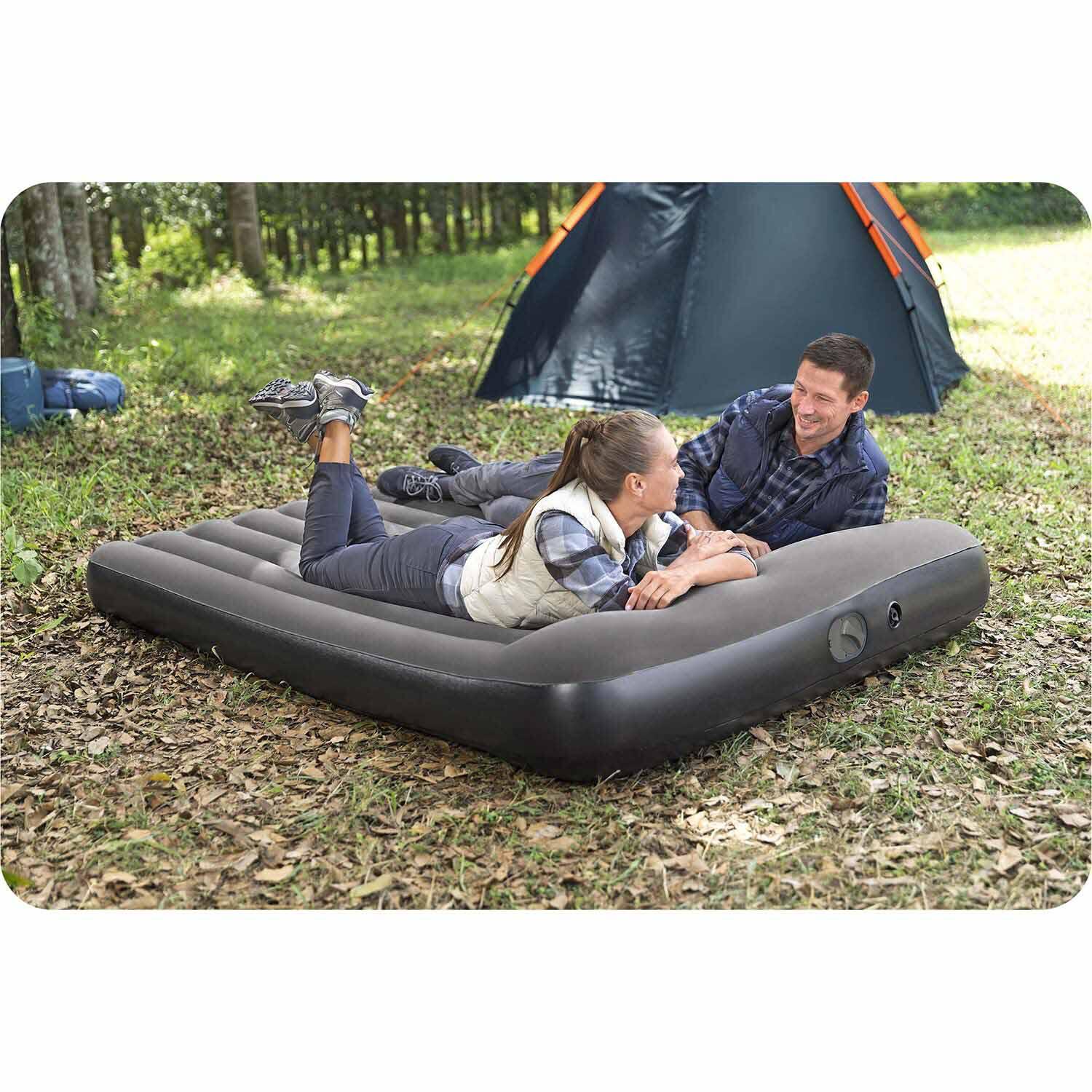 Bestway Matelas gonflable 2 personnes avec pompe électrique USB intégrée 3/7