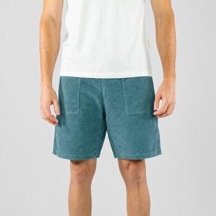 Pantalon d'escalade trotkking crag homme Ã moutarde courte