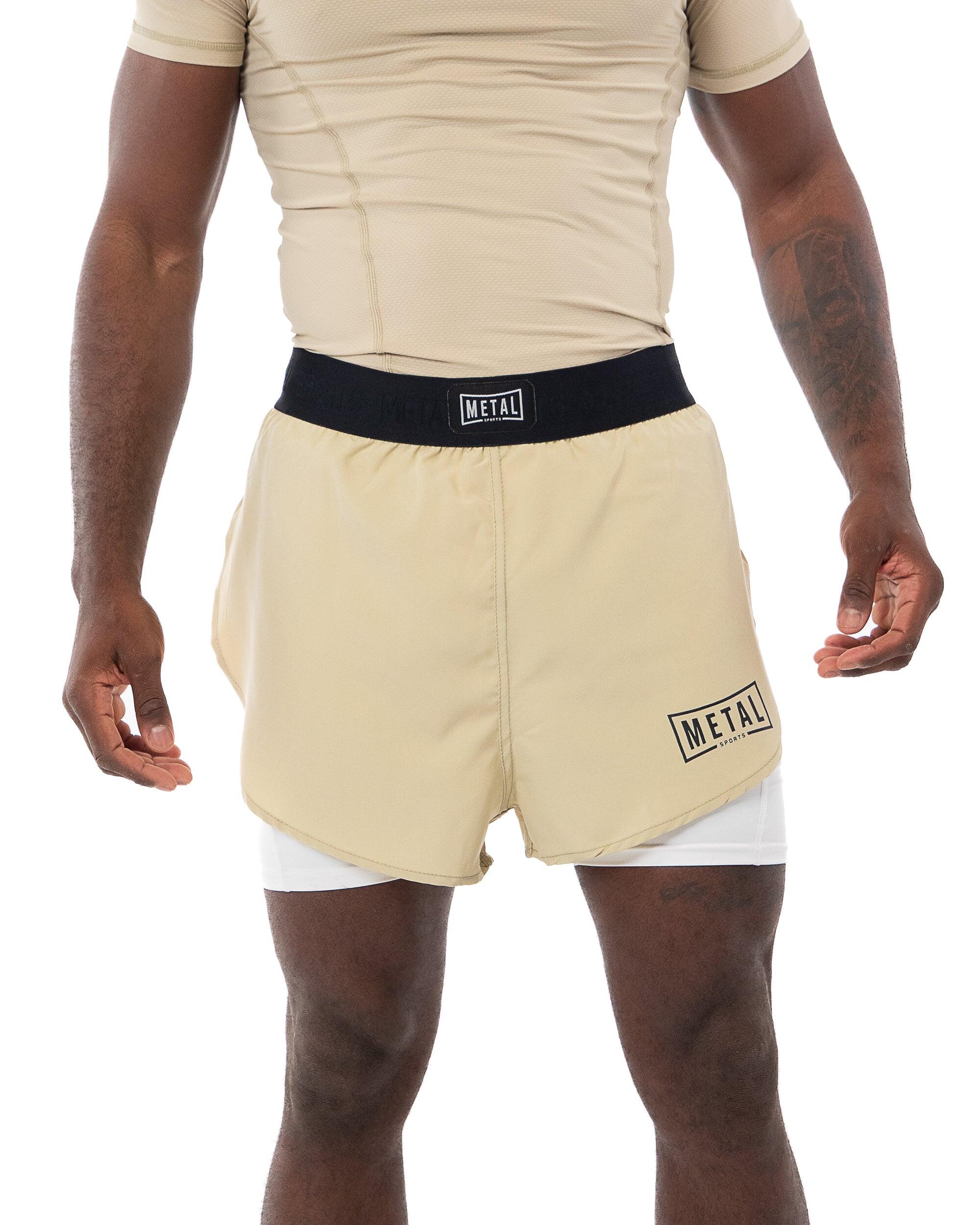 MMA Shorts 2-in-1 Metal Boxe Desert Storm XL 6/7