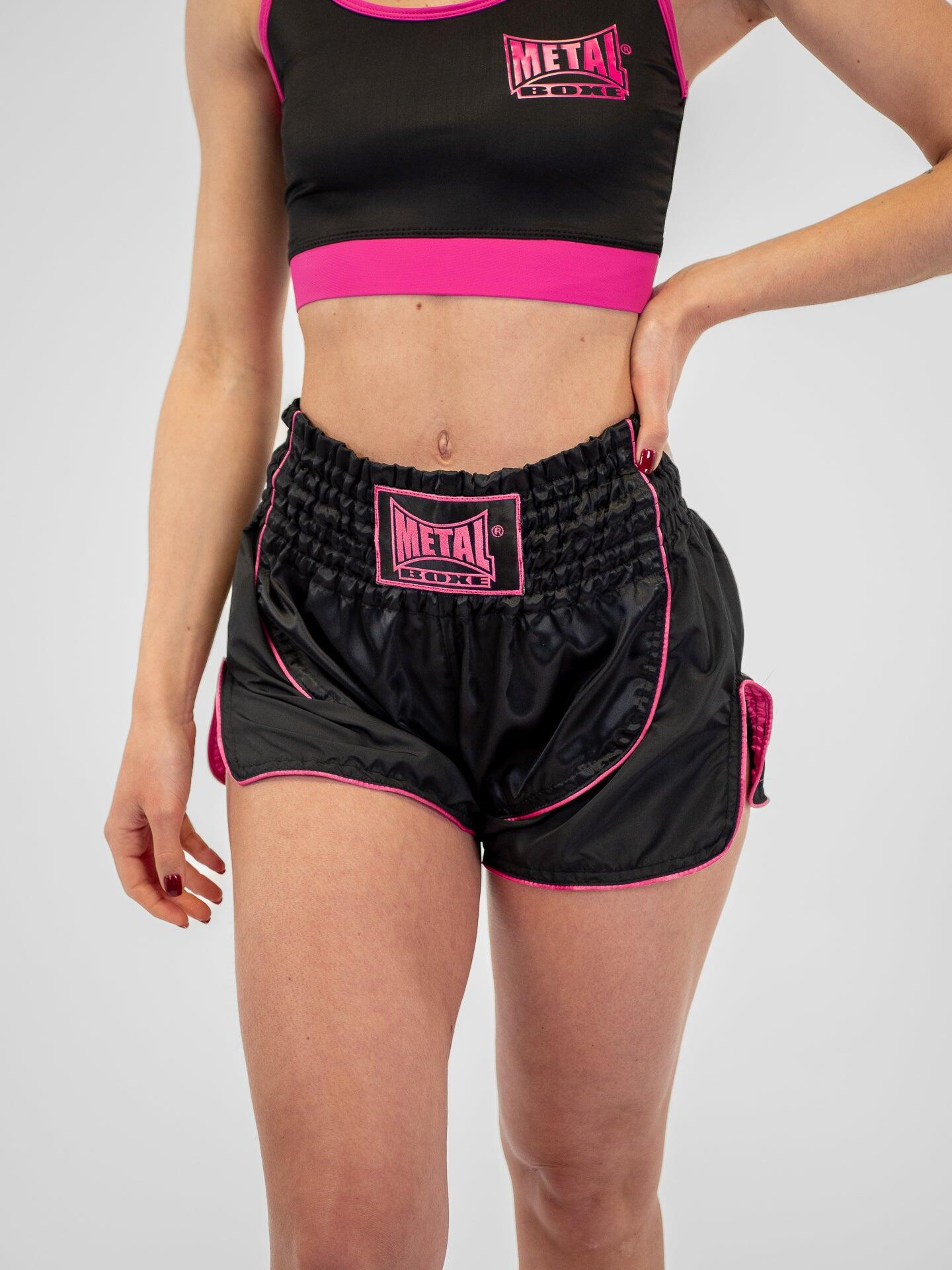 Pantaloncini da Thai Boxe per donna Metal Boxe 2/7