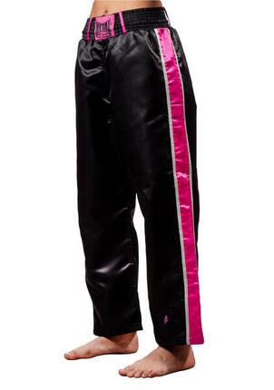 PANTALON FULL CONTACT NOIR FUCHSIA