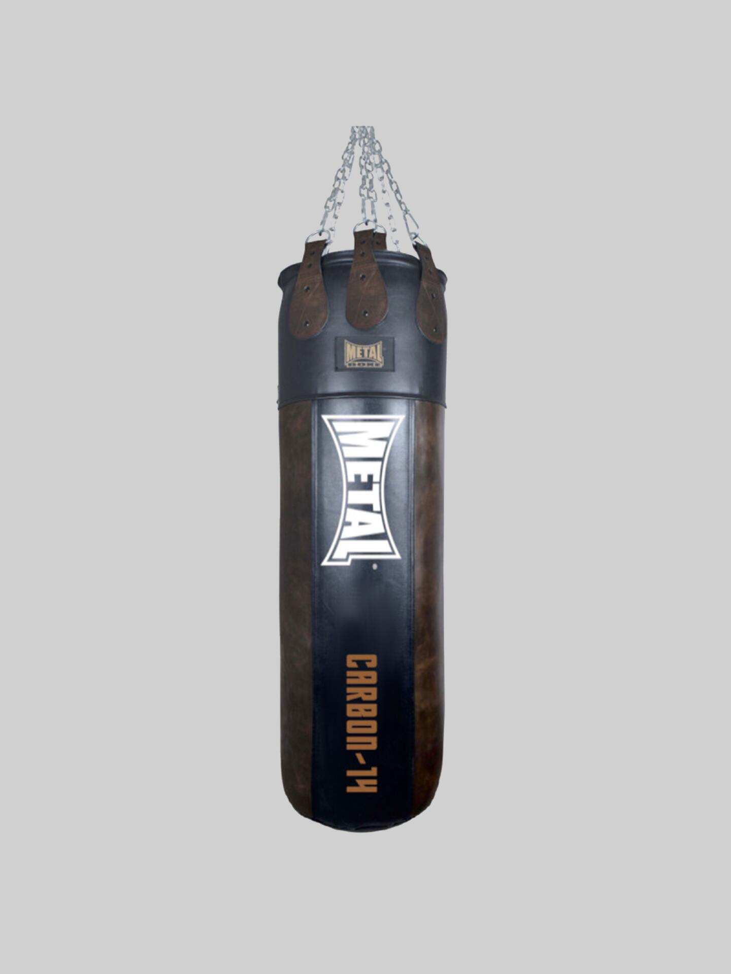 Sac de frappe Cuir CARBON FIGHT 120 Métal Boxe 7/7