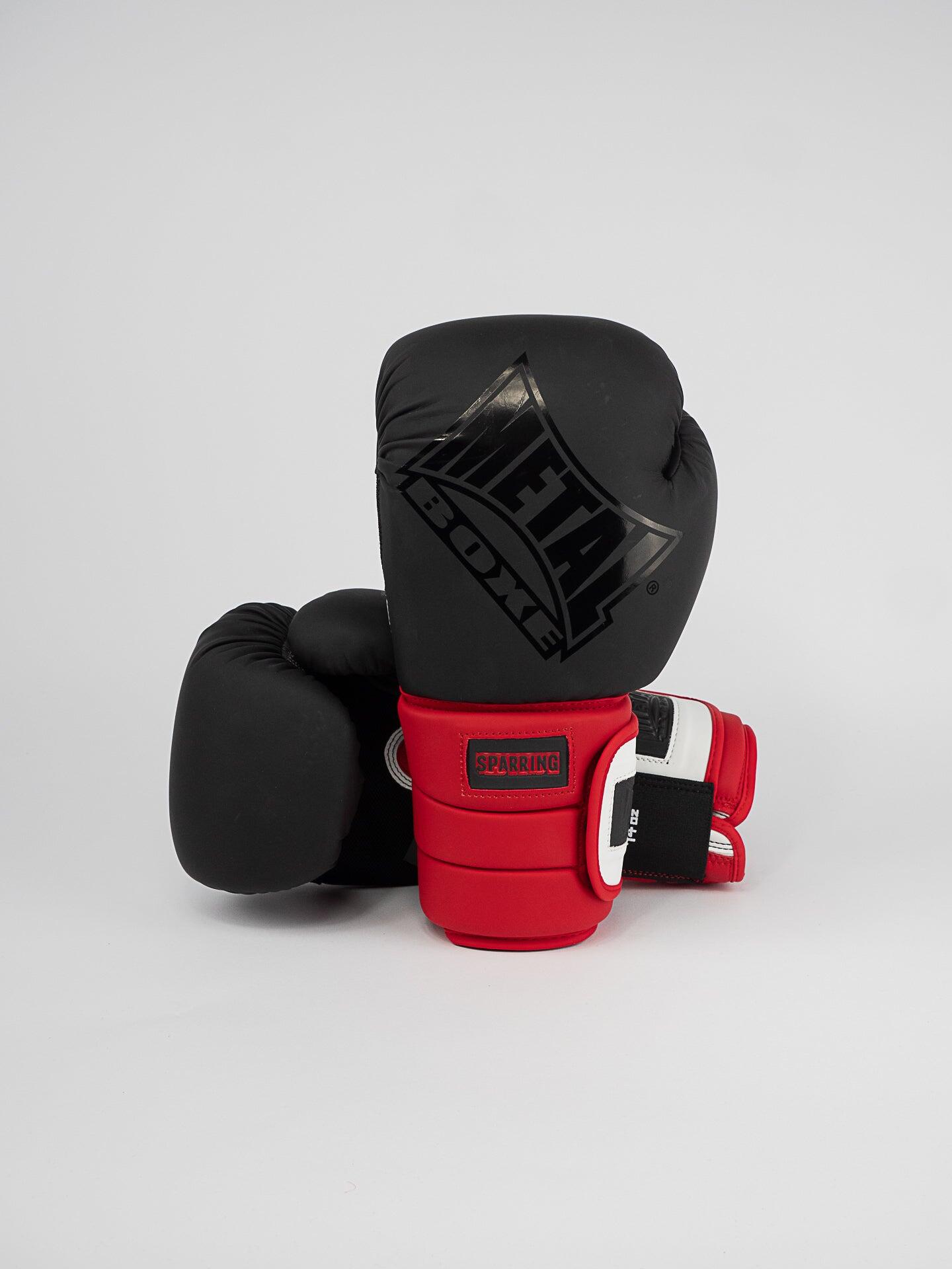 Gant Sparring Noir/Rouge/Blanc 14 Oz 3/7
