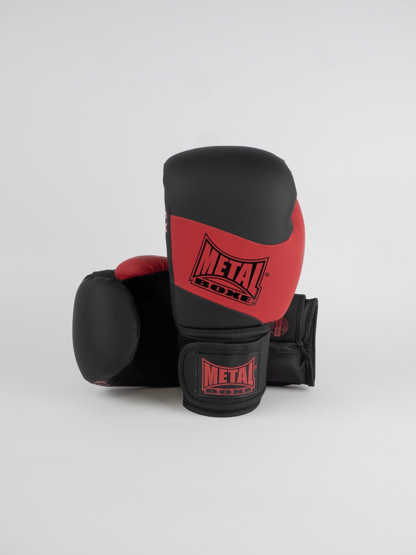 Metal Boxe Gant Entr/Comp. Ev1 Noir Rouge 12 oz 5/7