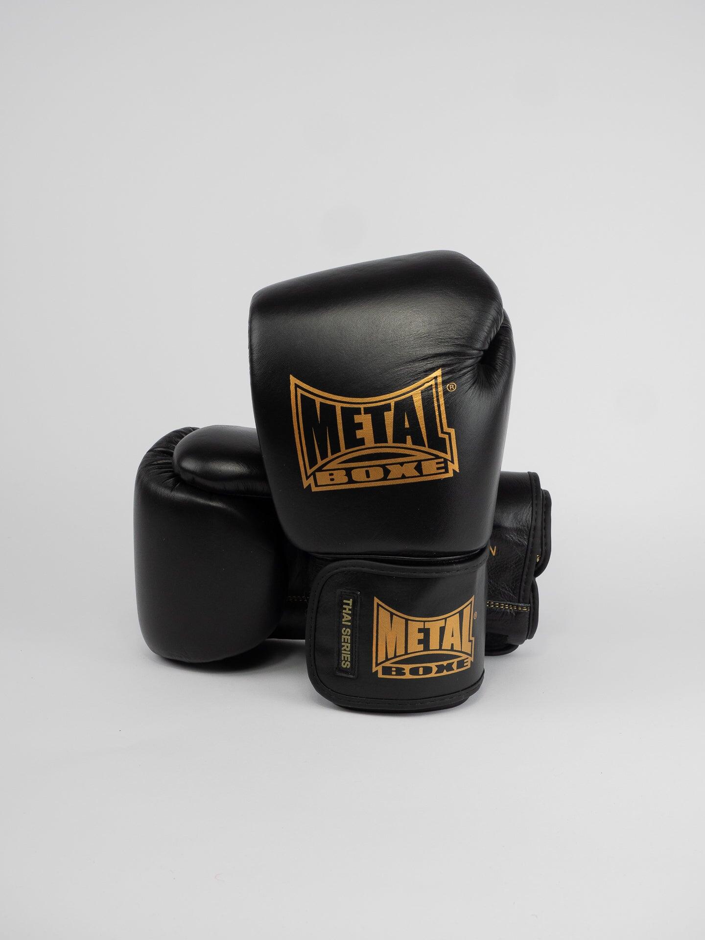 Skórzane rękawice bokserskie Metal Boxe thai series 4/7