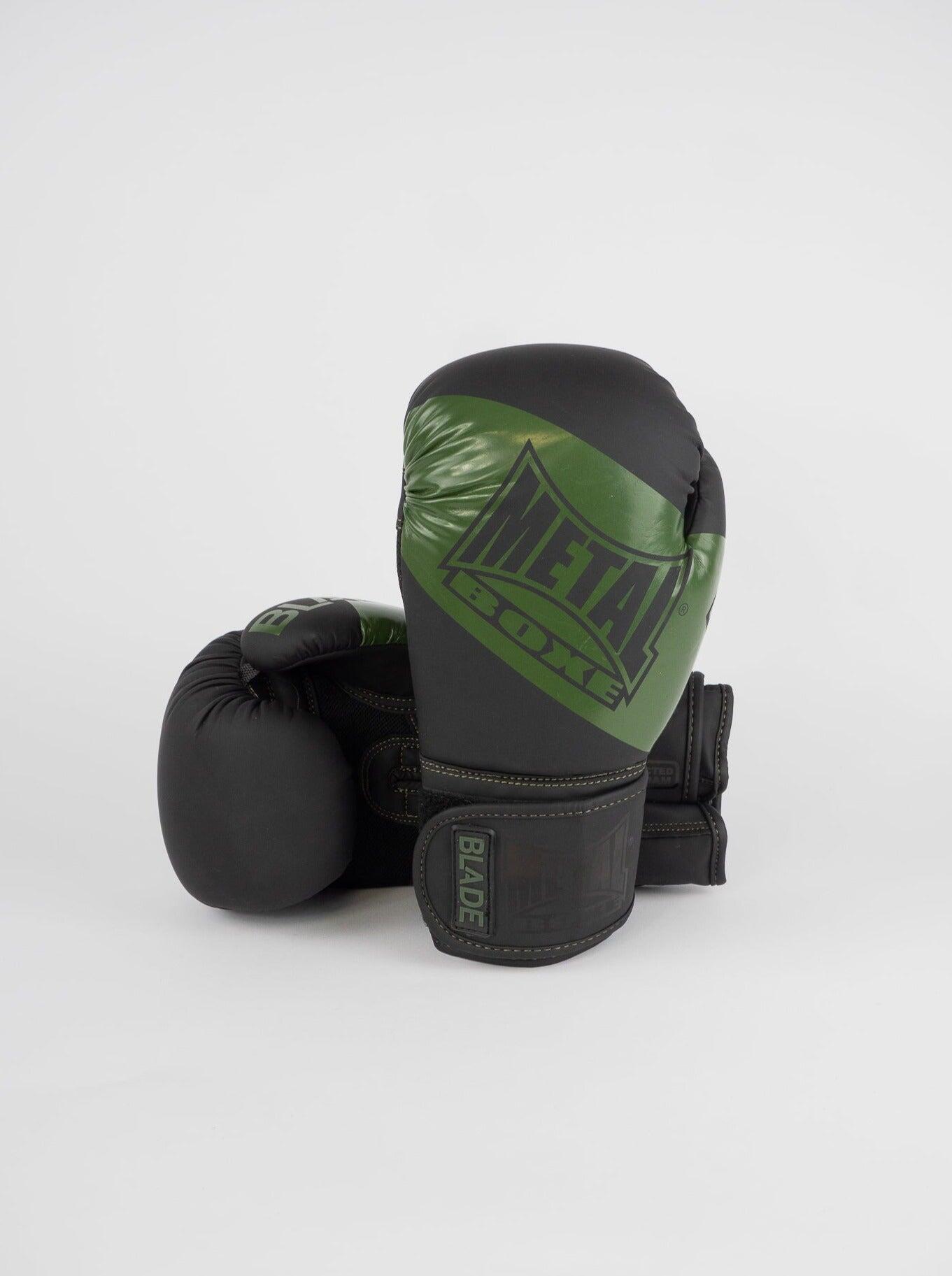 Gants de boxe Metal Boxe Blade Noir Kaki 14 oz 2/7