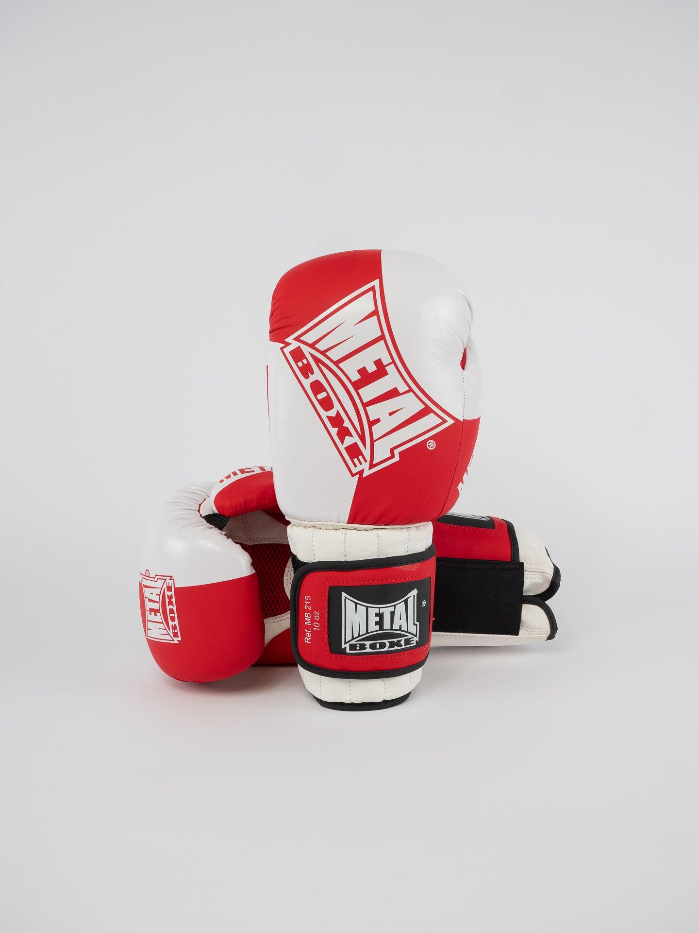 Metal Boxe Gant Entr Bf Velcro Rouge 12 oz 2/7