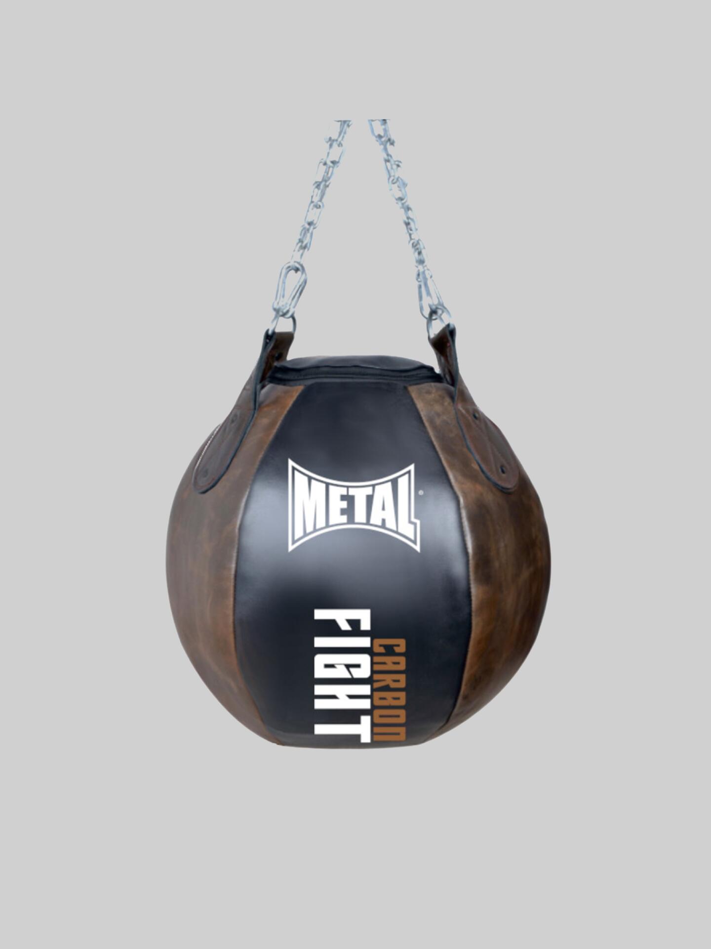 Grosse poire Cuir CARBON FIGHT Métal Boxe 2/7