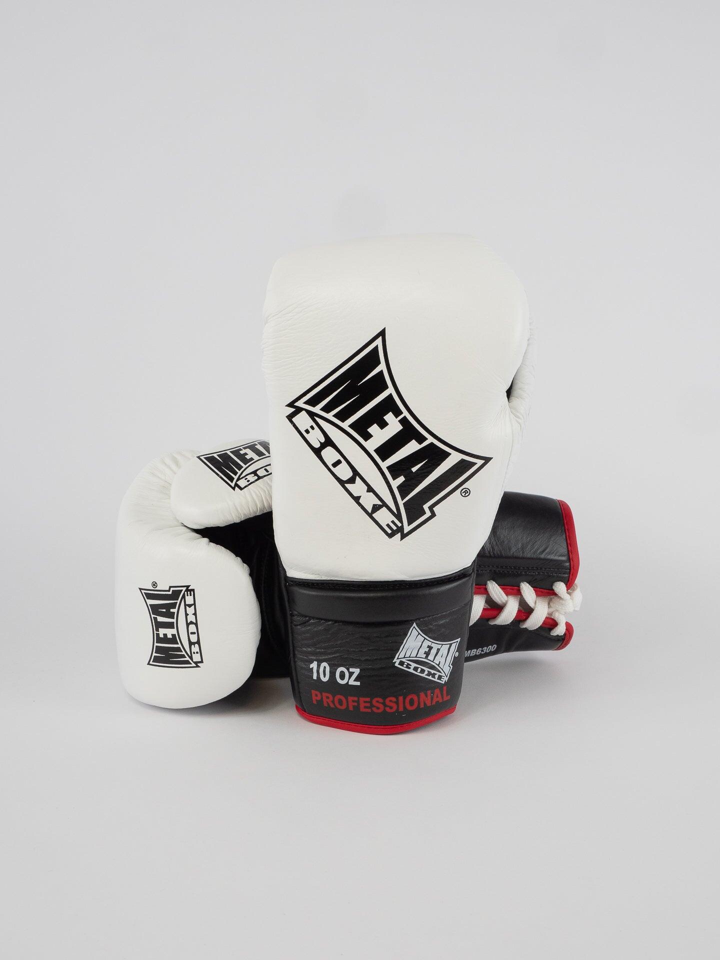 Lederen bokshandschoenen met veters Metal Boxe pro sirius 2/7