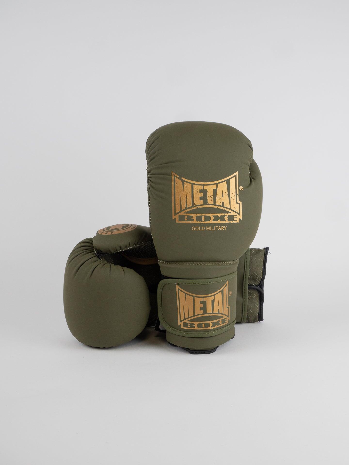 Gants de boxe Metal Boxe Vert militaire 8 oz 5/7