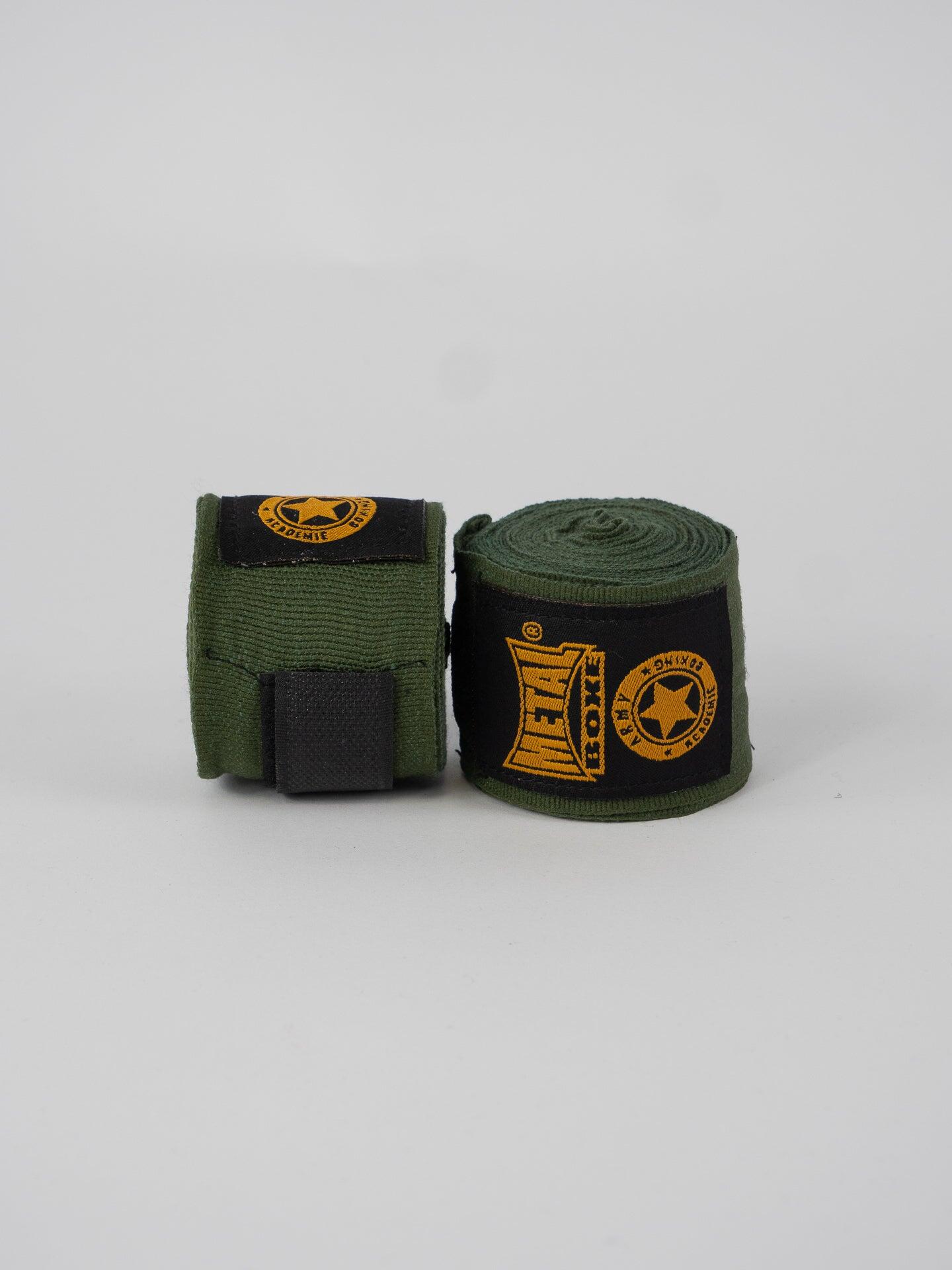 Metal Boxe Bandes De Boxe 2.50 Military 3/7