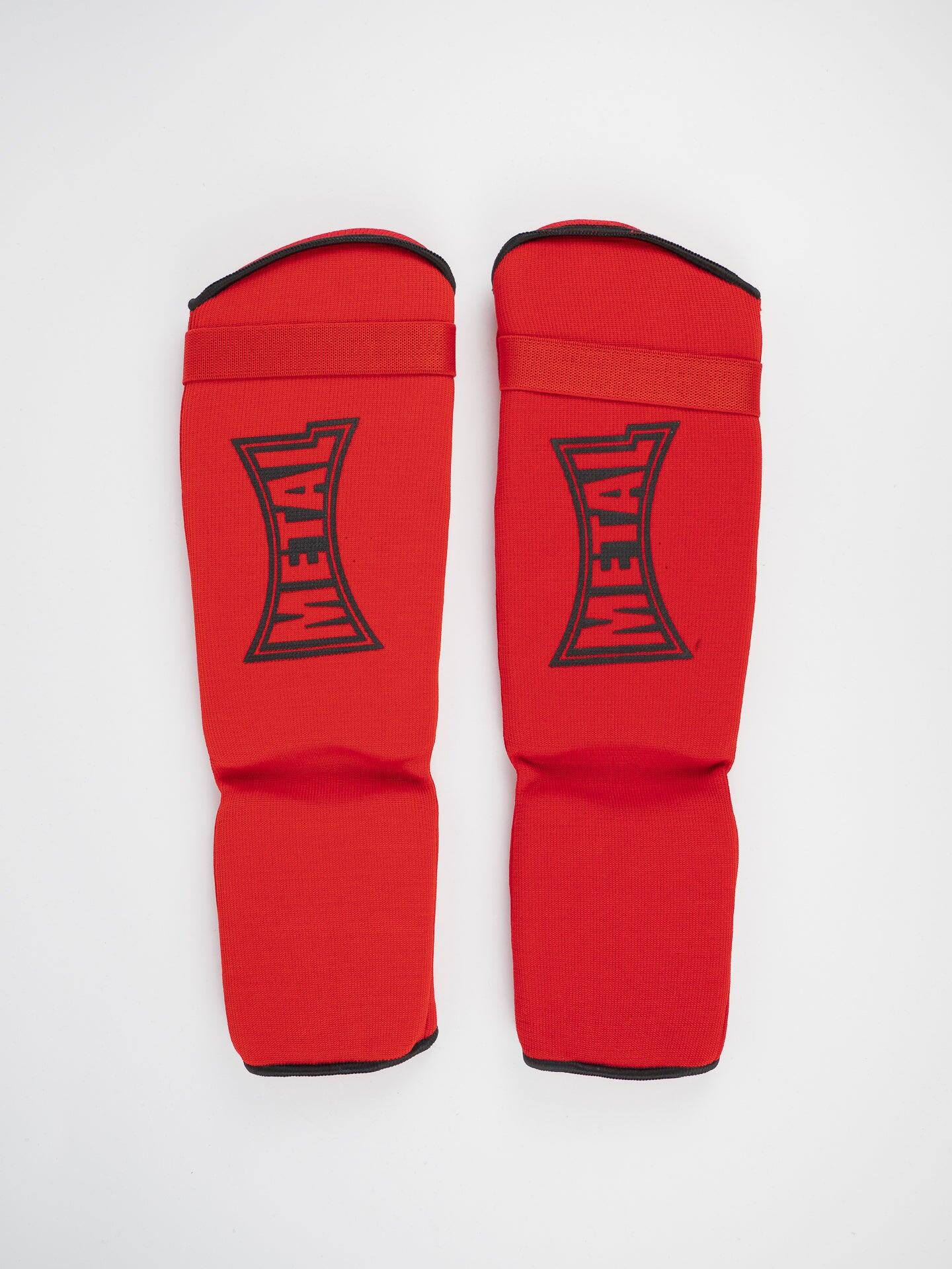 Metal Boxe Schienbein- Und Fussschutz Aus Baumwolle Elast. Rouge Xl 6/7