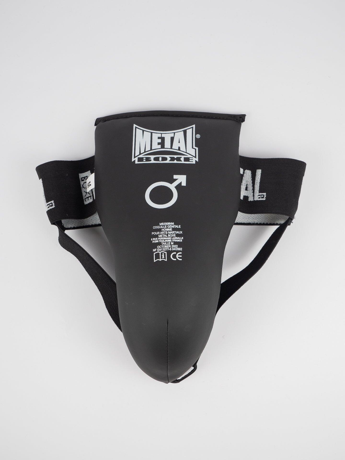 Metal Boxe Coquille De Protection Homme Semi-Pro Noir S 4/7