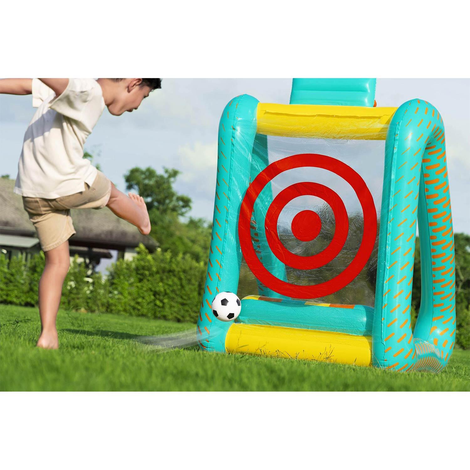 Bestway Jogo 3 em 1: Basquetebol, Futebol e Lançador de Bolas 4/7