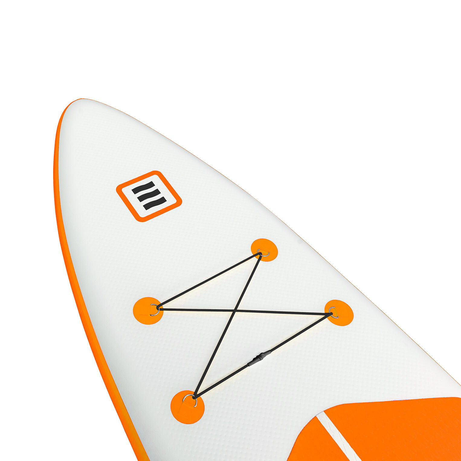 Prancha de Stand Up Paddle Insuflável Waterfall Touring 10.6 Laranja + Encosto 4/8