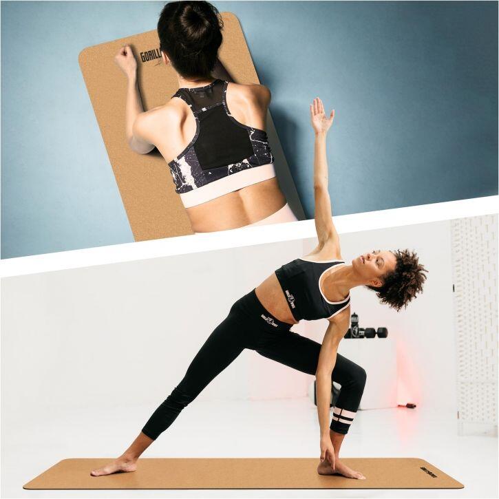 Yogamat - Fitnessmat - Kurk - 5 mm dik 5/7