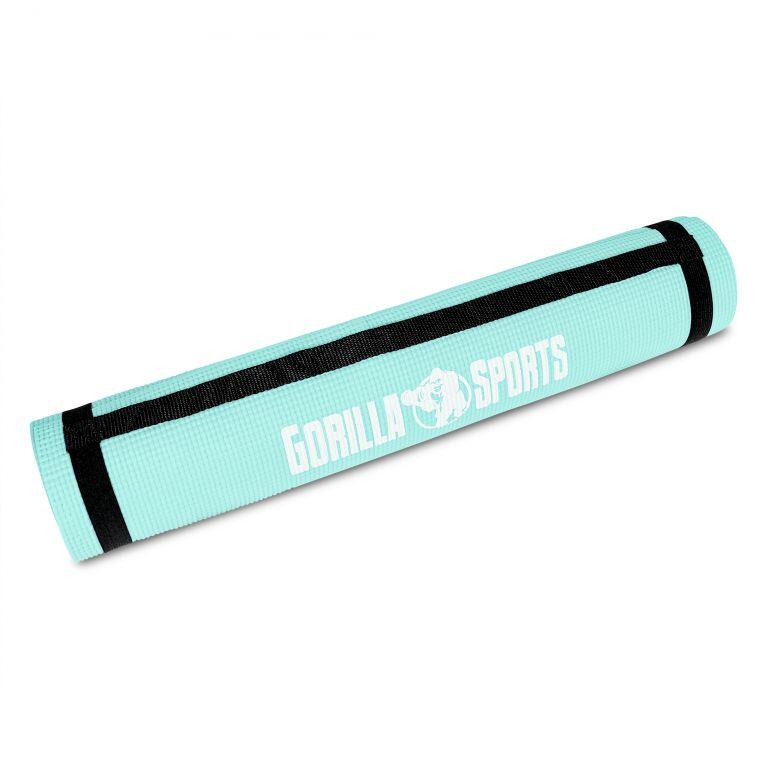 Esterilla Yoga Pilates Gorilla Sports Azul Hielo 180x60x0,5cm 3/7