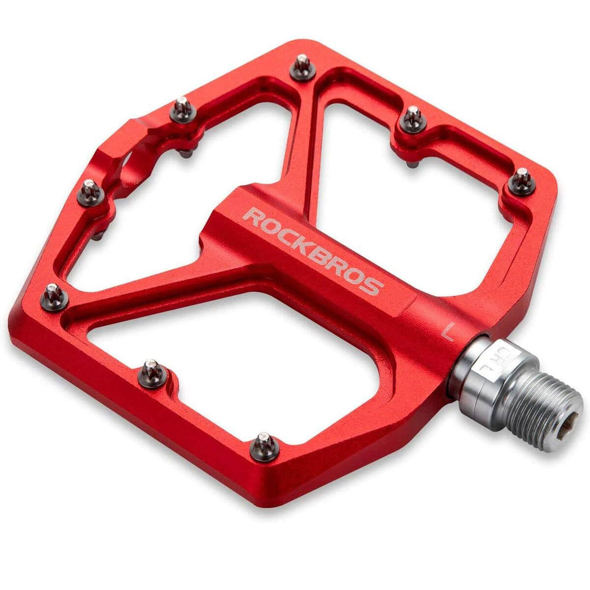 Aluminum Alloy Pedals Bicycle Flat Pedals Bearing 9/16" MTB Road Bike