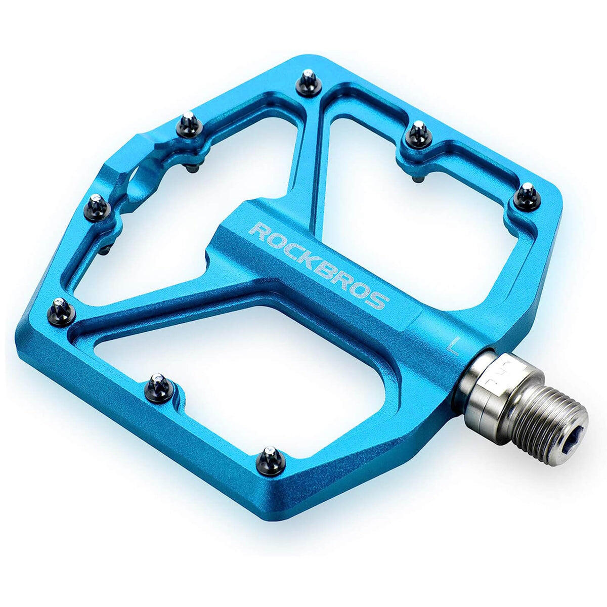 Aluminum Alloy Pedals Bicycle Flat Pedals Bearing 9/16" MTB Road Bike