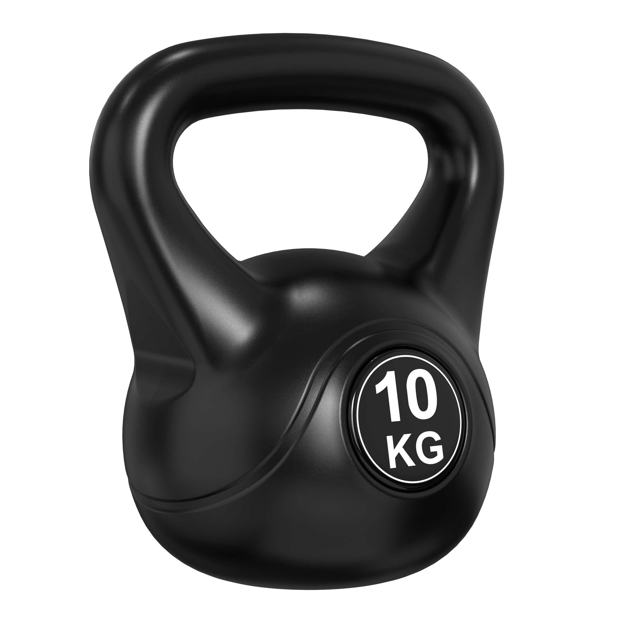 TUNTURI Kettlebell poplastovaný 10 kg