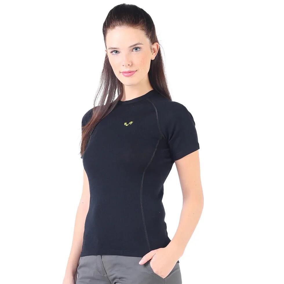 Bise - Koszulka 100% Merino (195 g/m²) S, Czarny 3/5