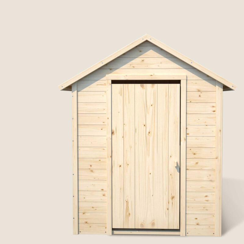 Cabane en bois avec fenêtre et boîte aux lettres GARANCE 4/5