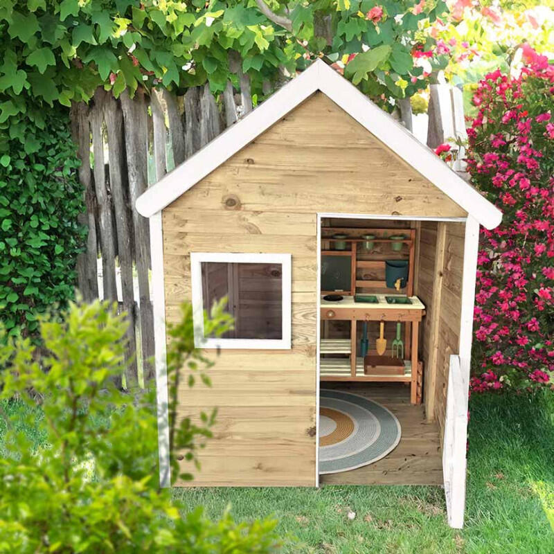 Maisonnette en bois traité pour enfantr MARINA 2/5