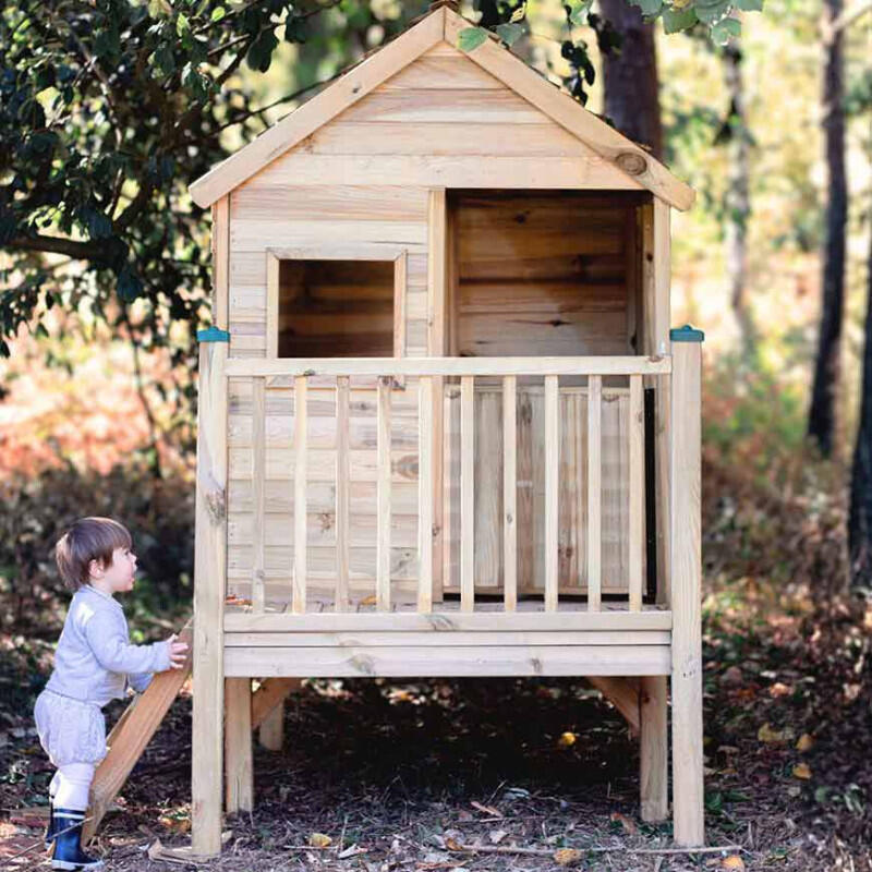Cabane en bois enfant sur pilotis WINNY 2/5