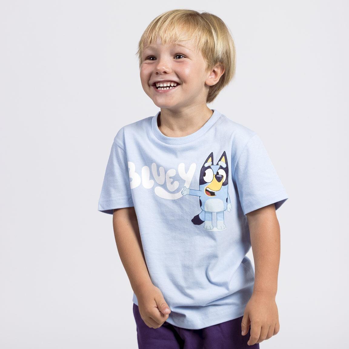 Camiseta manga corta Kinder Bluey mit Estampado Frontal Azul Claro 4/5
