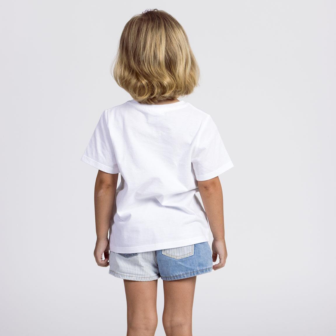 Camiseta Niños Minnie manga corta Estampada Happiness Blanca 5/5