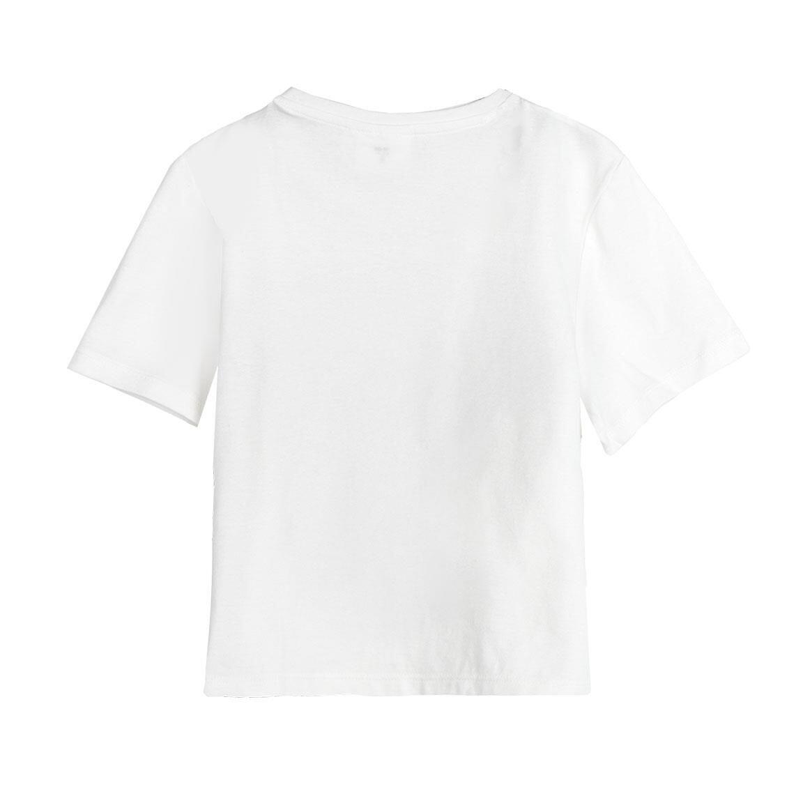 Camiseta Infantil Hello Kitty Kuromi manga corta Estampada Blanca 2/3
