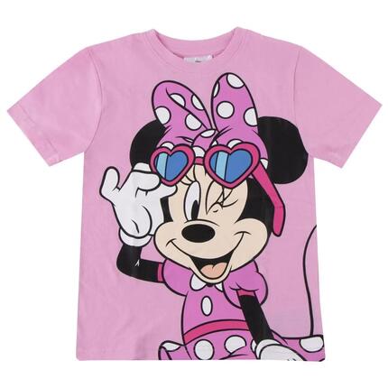 Camiseta Enfant Minnie Mouse Me Time Pack Surtido 2 Diseños Rosa et Lila