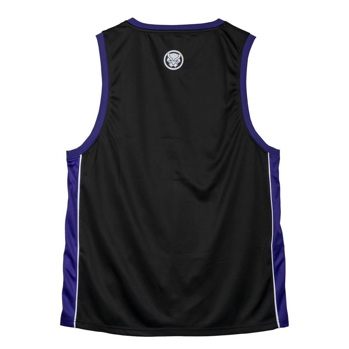 Camiseta Sin Mangas de Baloncesto Adultos Black Panther Negra 2/5