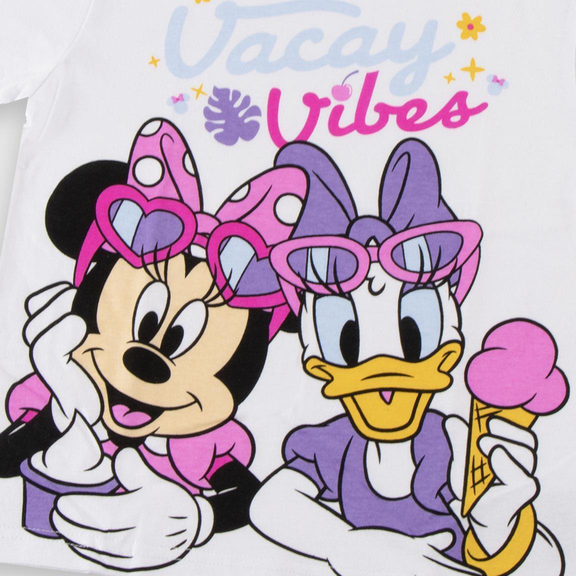 Camiseta Kinder Minnie manga corta Estampada Vacay Vibes Blanca 3/6