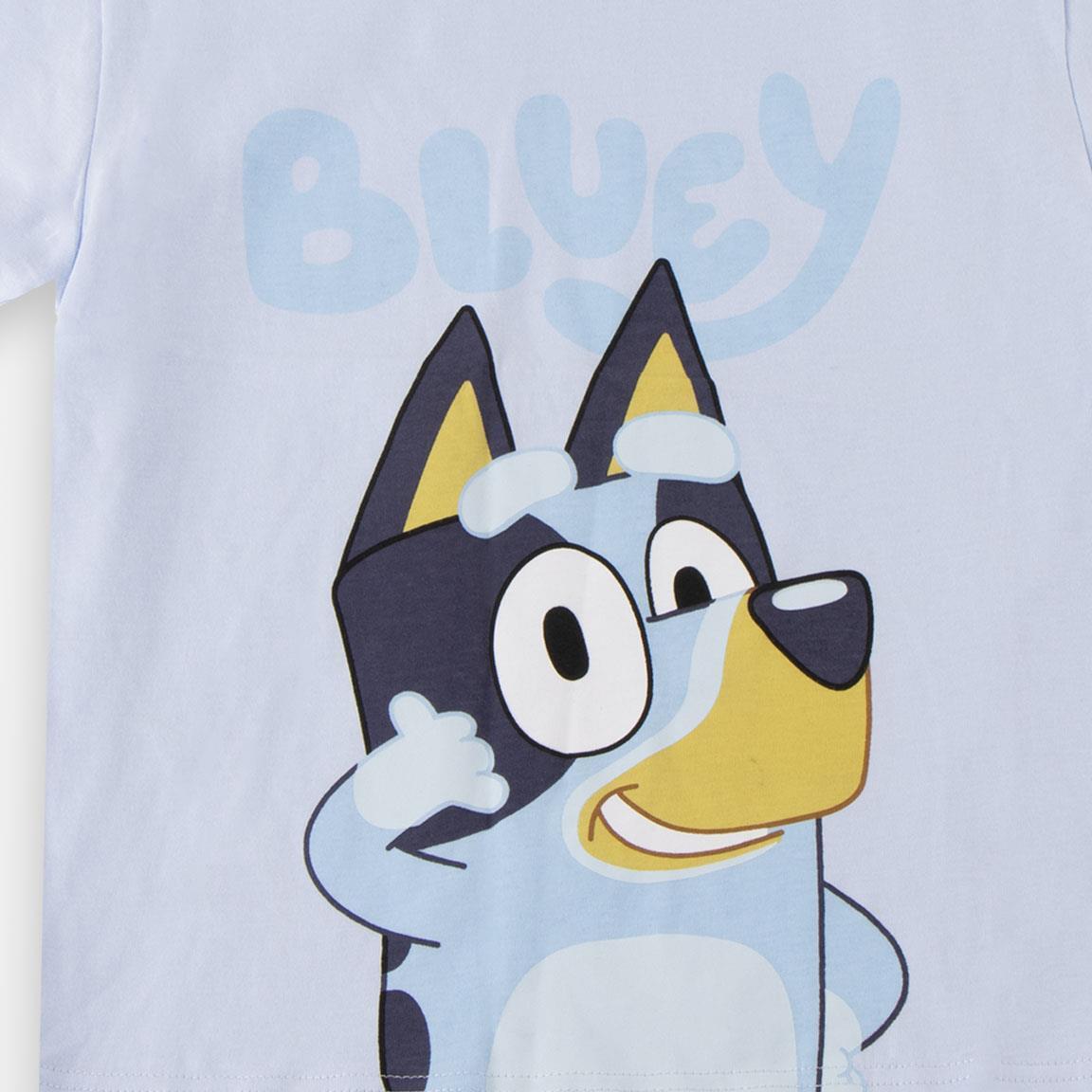 Camiseta manga corta Kinder Bluey mit estampado frontal Azul Claro 5/7
