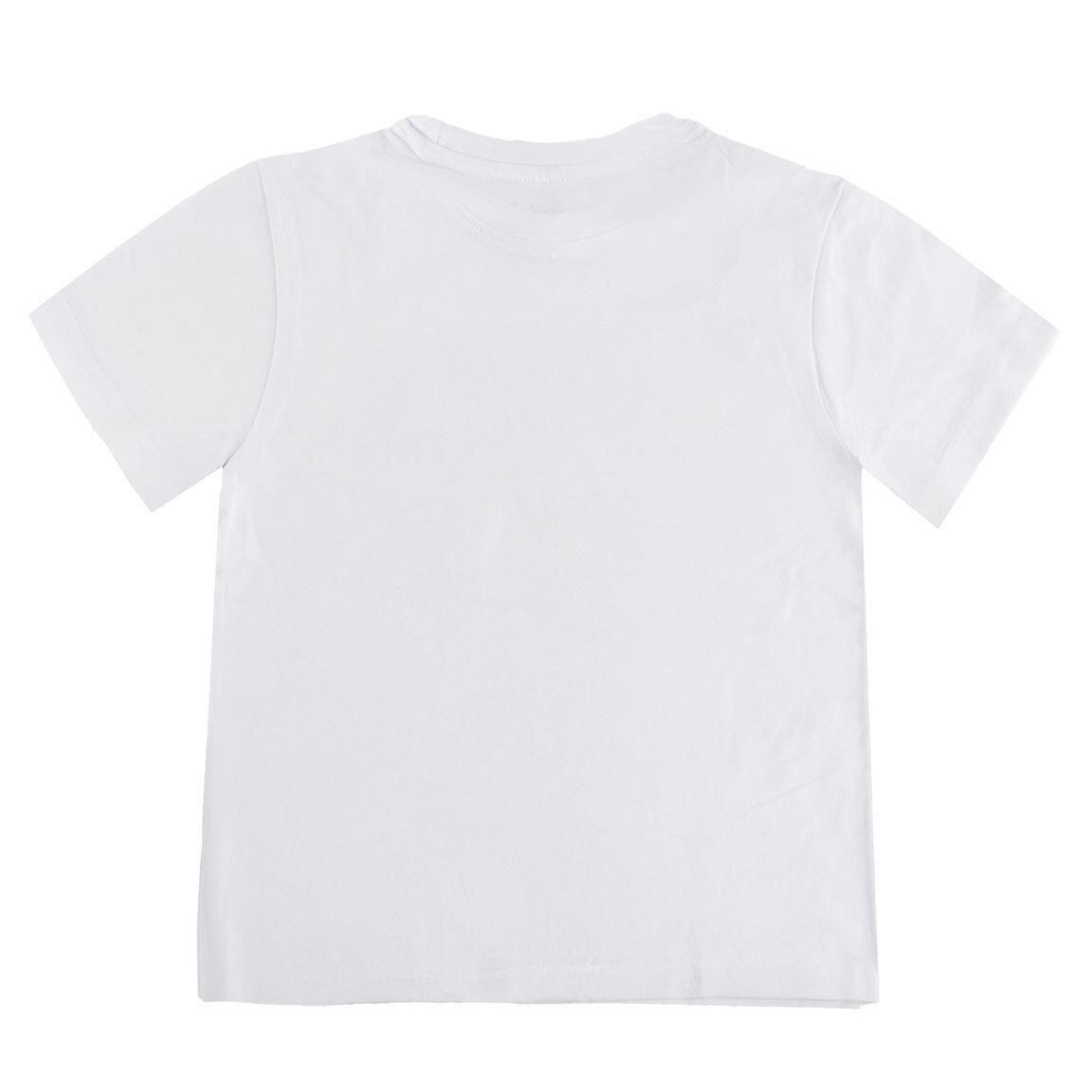 Camiseta manga corta Infantil Frozen Blanca com Estampado Elsa e Anna 2/6