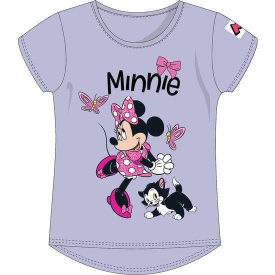 Camiseta Infantil Minnie Mouse Me Time Pack Surtido 2 Diseños Rosa e Lila 3/3